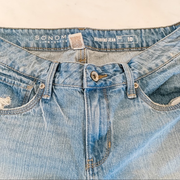 🎉HP!🎉 sonoma straight leg boyfriend jeans, 10 - Picture 2 of 8